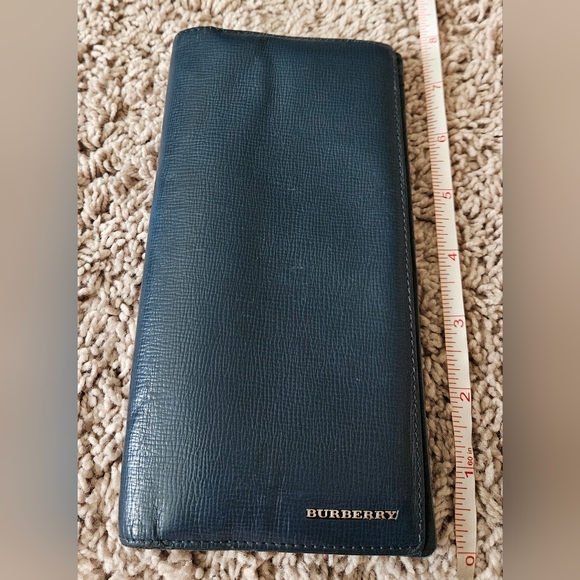 Burberry Blue Leather Wallet - Picture 10 of 11